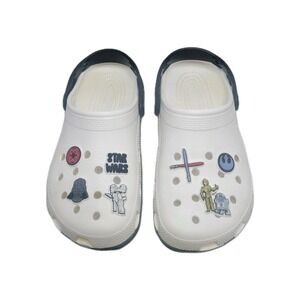 Disney Parks 2024 White Star Wars Crocs Clogs for Adults M6/W8
